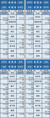 T186次列车最新时刻表查询 3