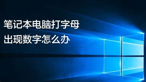 笔记本电脑按键错乱：打字母却出数字，怎么办？ 5