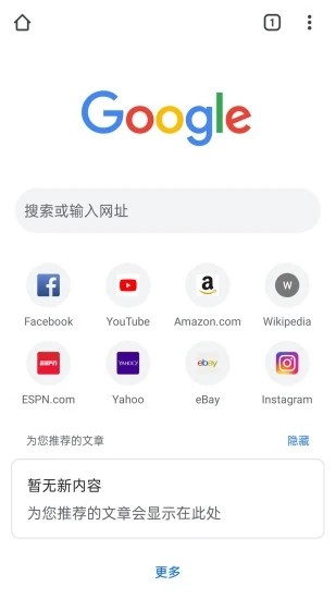 谷歌浏览器app 截图3