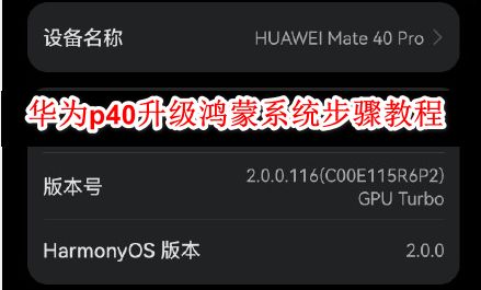 华为P40轻松升级，一步解锁鸿蒙系统新体验 2