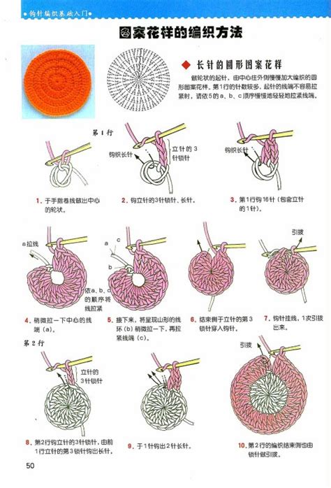 钩针编织基础入门教程 1