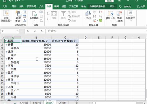 Excel制作透视图的绝妙技巧 3