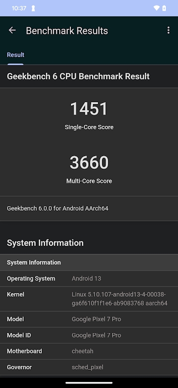 geekbench6跑分软件安卓版 截图3