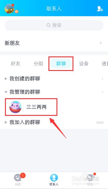 轻松一步，手机查看QQ群聊号码的方法 1