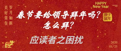 领导拜年最佳时间安排 3