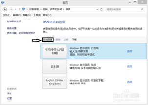 Windows 8系统语言更改指南 3
