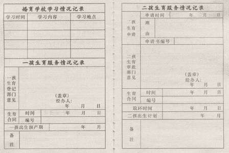 揭秘：计划生育服务手册与准生证的区别是什么？ 2