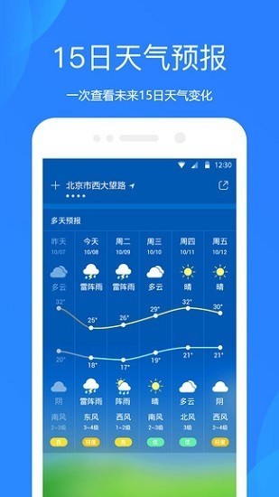 小米天气澎湃OS 截图1