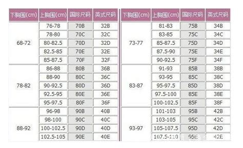 揭秘：b34胸围尺寸究竟是多少？ 3