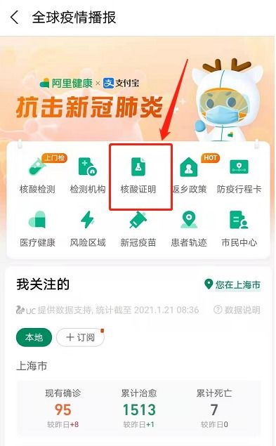 如何使用支付宝查询核酸检测报告？ 4