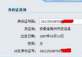 如何通过身份证号码查询个人及家庭信息 5