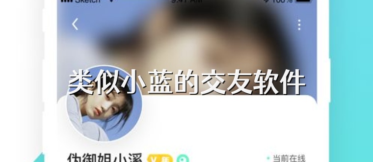 类似小蓝的交友软件