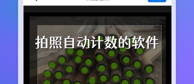 拍照自动计数的软件