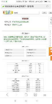 探究95030电话号码的用途 1