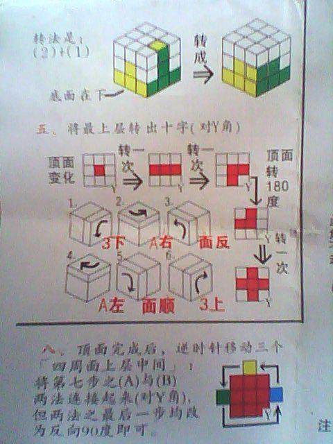 揭秘“上左下左上左左下”魔方速解全套秘籍 2