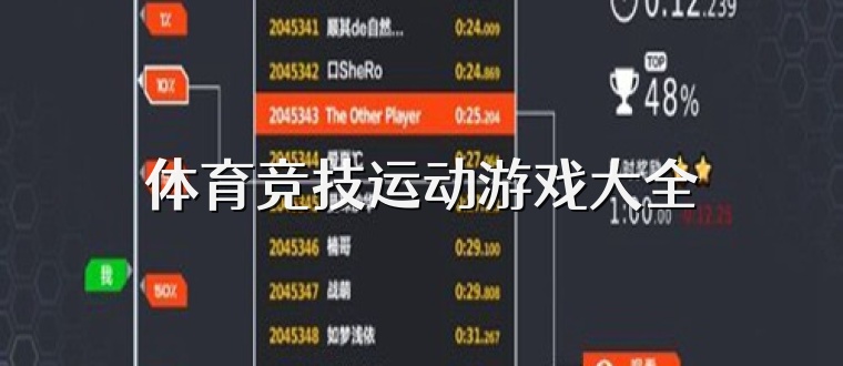 体育竞技运动游戏大全