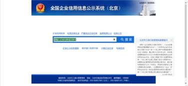 揭秘：轻松掌握在北京市工商局查询企业信息的技巧 2