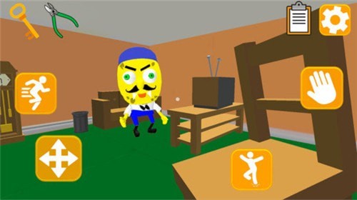 海绵邻居逃生3D 截图2