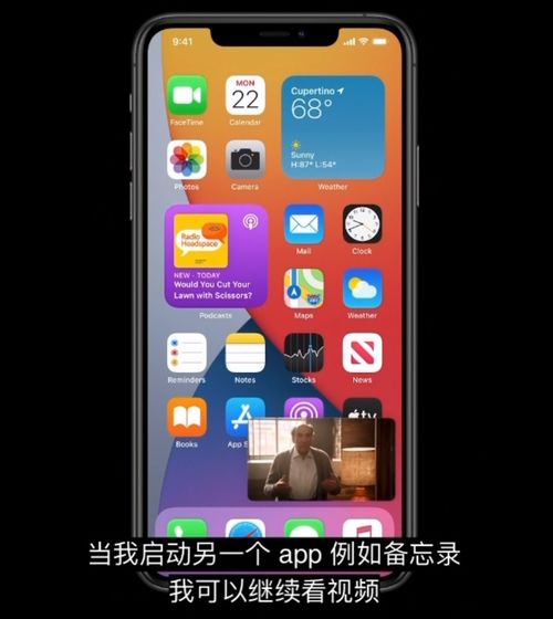 苹果手机iOS 14如何开启并使用视频画中画功能？ 3