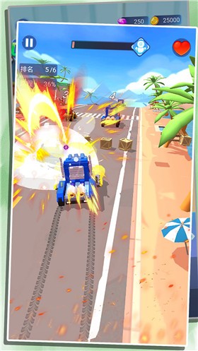 变形装甲飞车3D 截图2