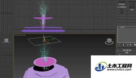 如何轻松用3dmax制作逼真的喷泉喷射与水流动态效果动画？ 2