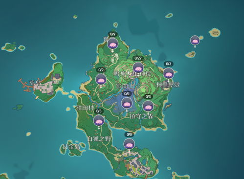 原神绯樱绣球分布地图指南 2