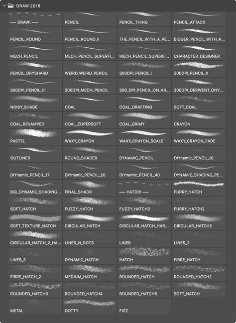 Photoshop CC 2015笔刷详细分类指南 1