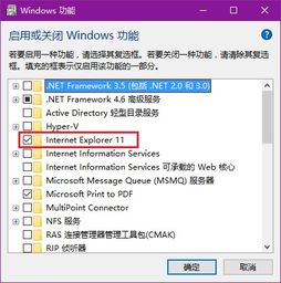 彻底卸载Win10中IE浏览器的步骤 4