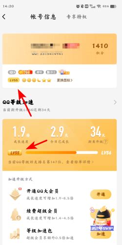 QQ等级查看方法 2