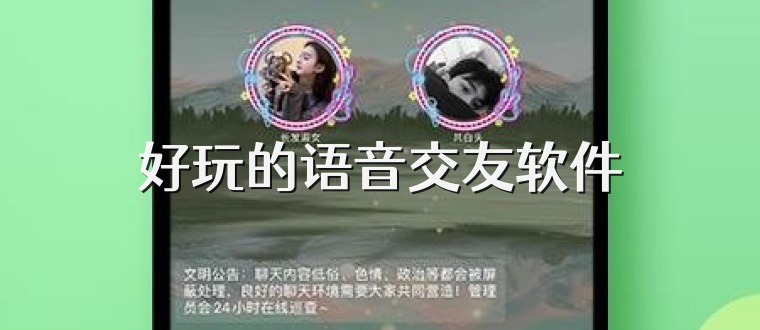 好玩的语音交友软件