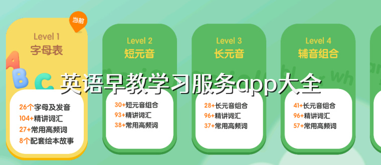 英语早教学习服务app大全