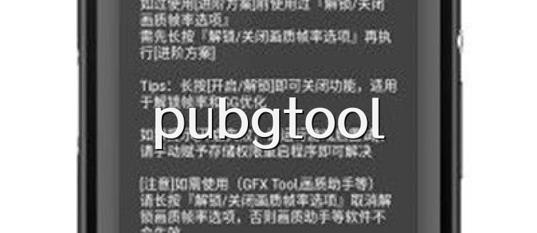 pubgtool