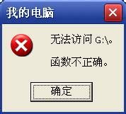 轻松修复：解决‘无法访问G:\，函数不正确’的电脑难题 2