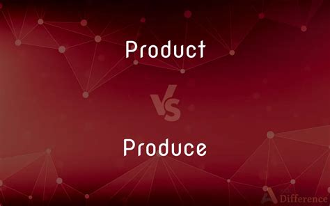 Distinguishing Between Produce, Product, and Production 2