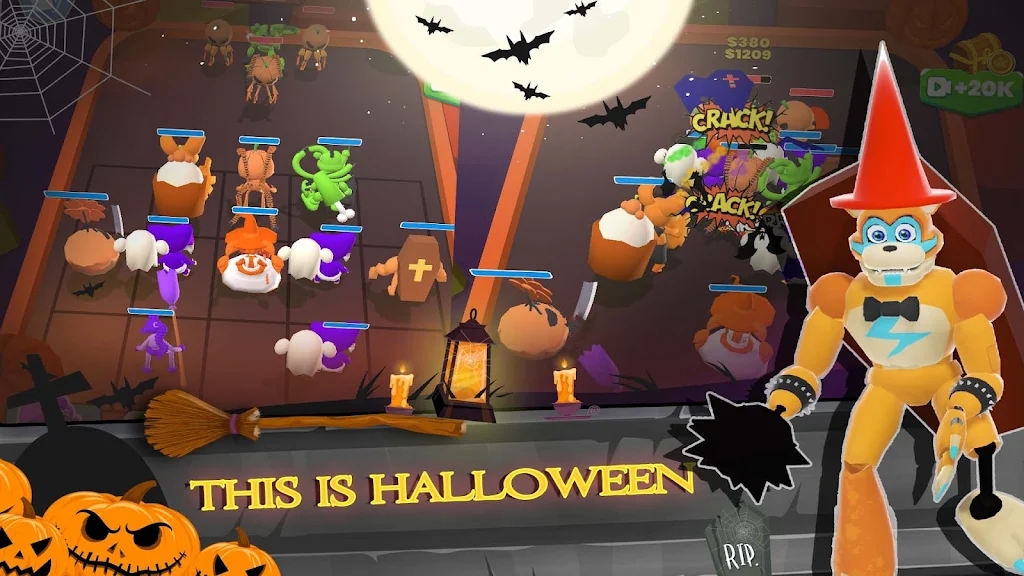 万圣节合并蓝色怪物(Halloween Merge: Blue Monster) 截图3