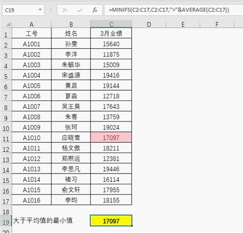 Excel中轻松找出最小值的方法 2