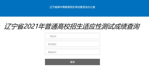 辽宁八省联考成绩查询步骤详解 2