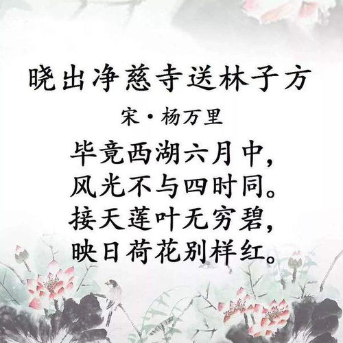 《晓出净慈寺送林子方》：“无穷碧”与未尽情愫 1