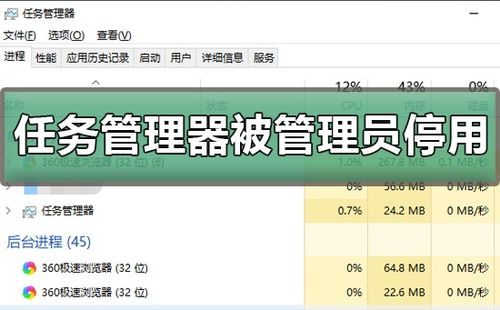 如何重新启用被系统管理员停用的任务管理器 3