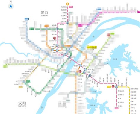 武汉地铁2号线站点线路图 3