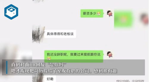 室友变HR，成都女子投简历遇“内部人士”，会否开后门引猜想？ 2