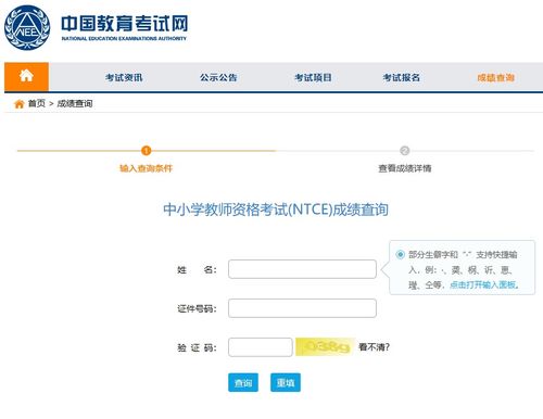 如何查询教师资格证面试成绩 3