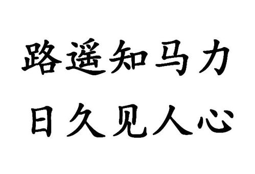 深入解析：“路遥知马力”的真正含义是什么？ 2