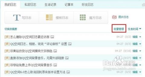 轻松掌握：QQ日记的高效使用技巧 1