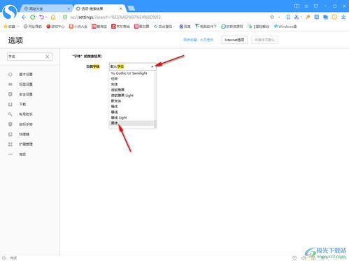 掌握技巧：轻松在浏览器中自定义网页字体格式 2