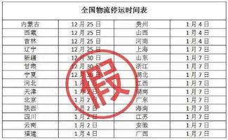 2024年春节快递什么时候停运？ 2