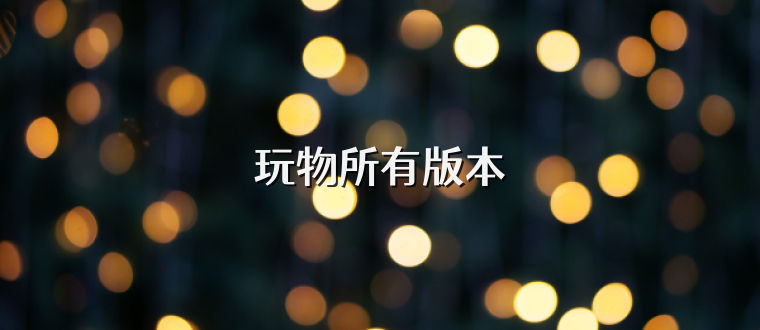 玩物所有版本
