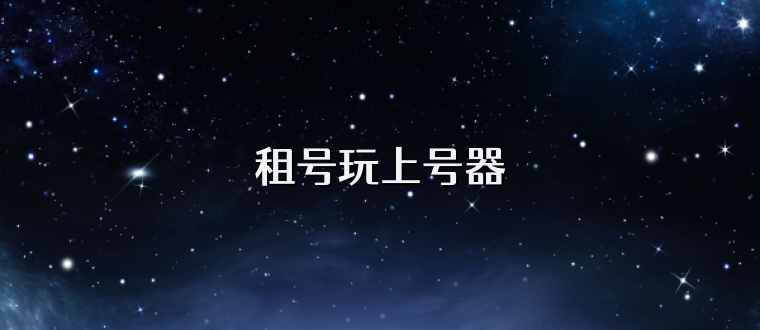 租号玩上号器