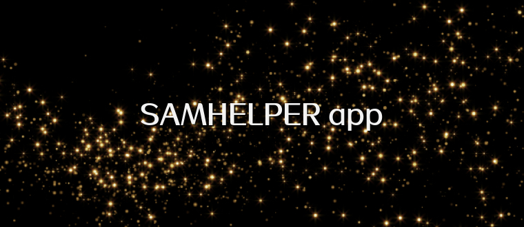 SAMHELPER app