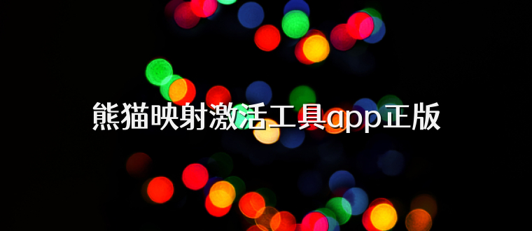 熊猫映射激活工具app正版